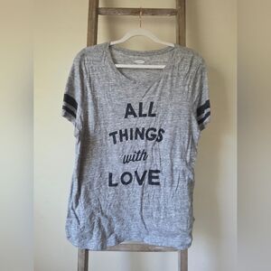 ⭐️40% Off⭐️ Old Navy Heather Grey Graphic Tee
